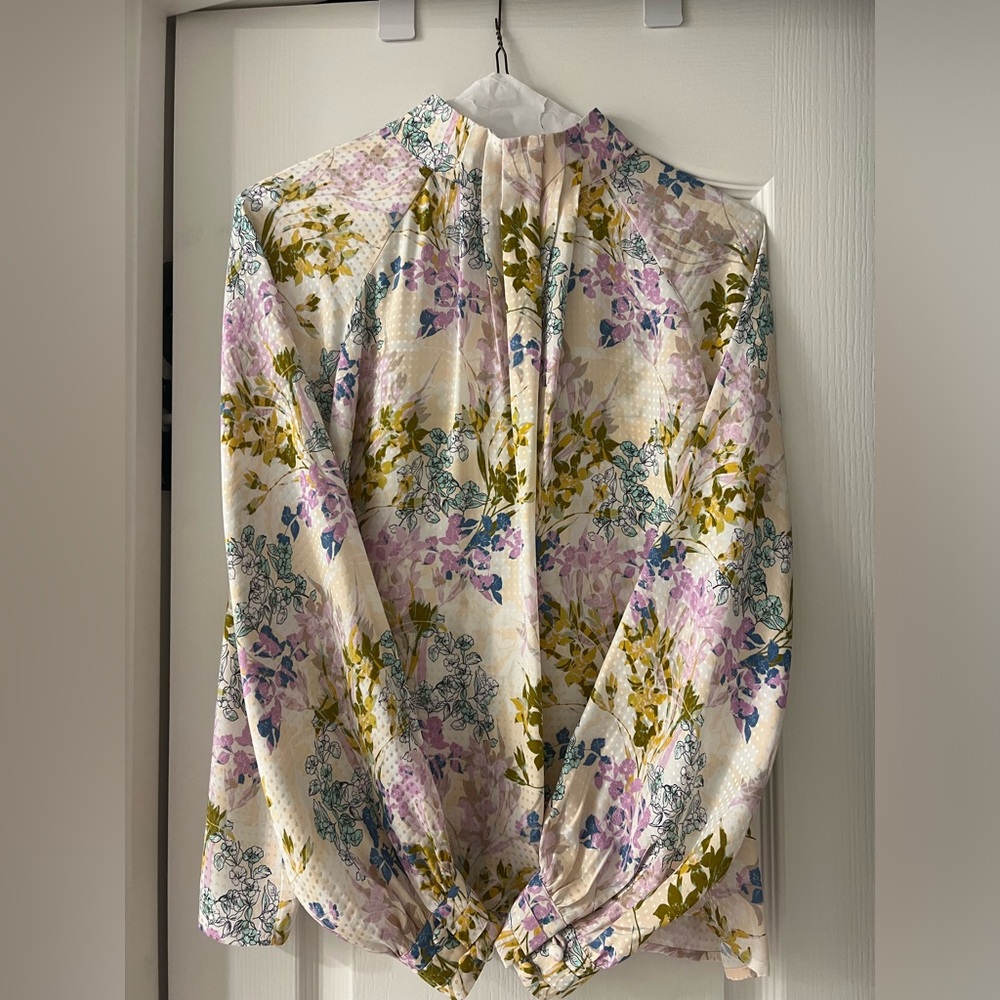 Hunter Bell Silk Blouse Small